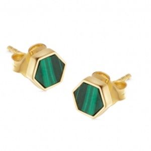 Missoma RHEA MALACHITE STUDS
